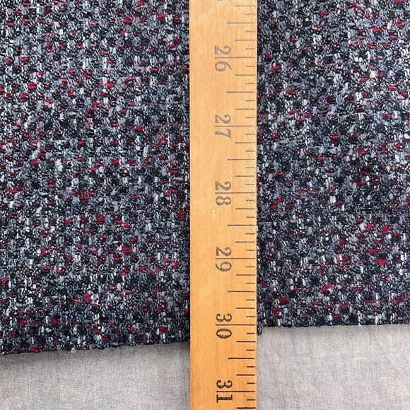 George Lawrence‎ Blazer Men 42 Black Red Wool Tweed Classic Career Jacket VTG - Picture 8 of 13